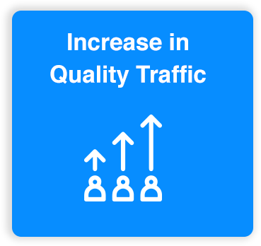 Increase in SEO Traffic